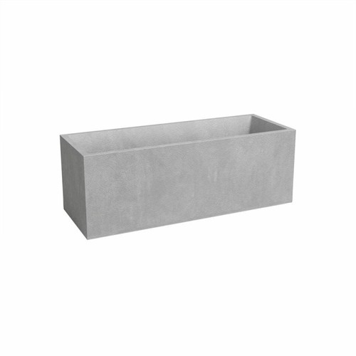 Jardiniere plastique gris - plastique,