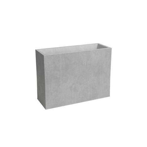 Jardiniere plastique gris - jardiniere,