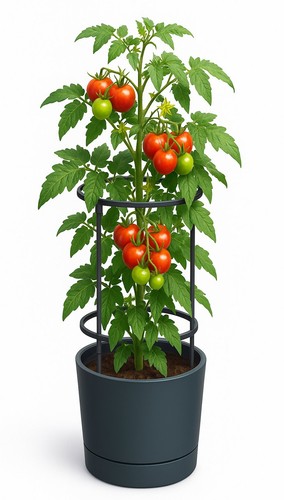 Jardinière avec aide - à, la