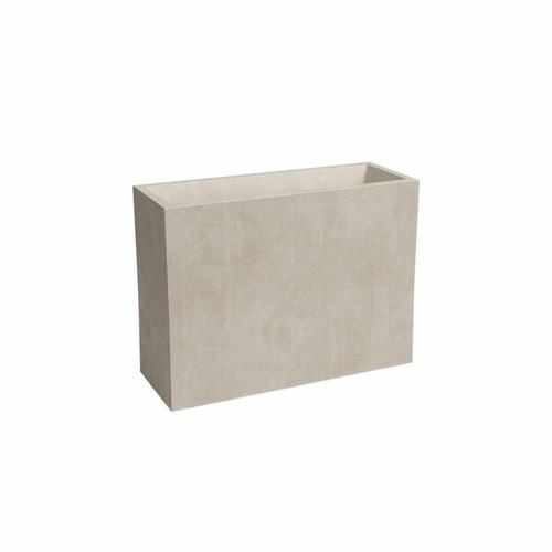 Jardiniere plastique creme - jardiniere,
